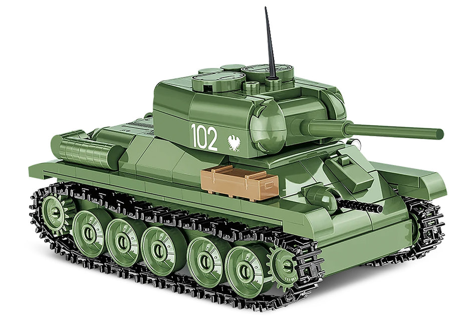 Cobi T-34-85 Soviet Tank 1:48 Scale Brick Kit (2716) - 286 Pieces