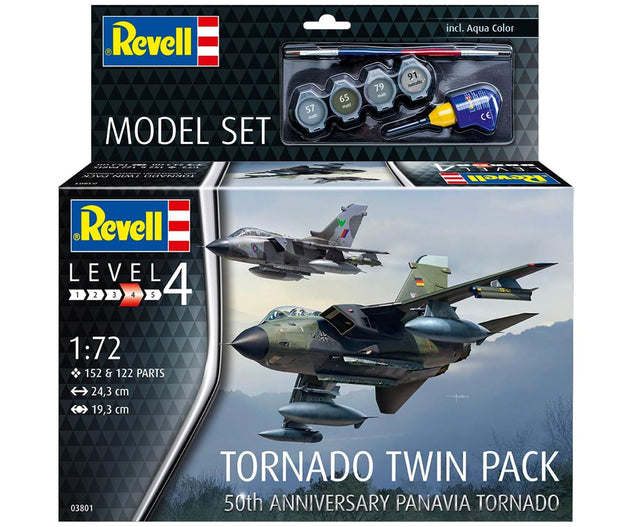 Revell Tornado 50th Anniversary Twin Pack 1:72 Plastic Model Kit