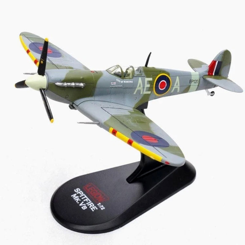 Panzerkampf Spitfire Mk.Vb AE-A 420 Sqn Duxford 1943 1/72 Diecast Model Aircraft - PAN14618LB
