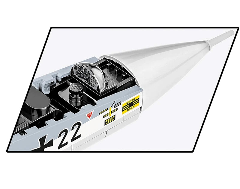 Cobi F-104 Starfighter German Air Force 1:48 Scale Aircraft Brick Kit - 420 Pieces (5907)
