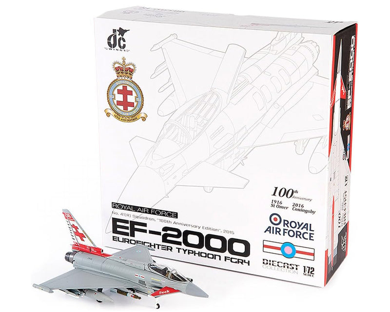 JC Wings Eurofighter Typhoon EF-2000 RAF No. 41 Sqn 2015 1/72 Diecast Model Aircraft