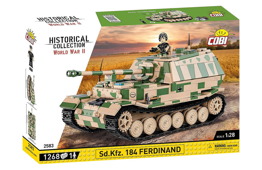 Cobi Sd.Kfz. 184 Ferdinand German Tank Destroyer 1:28 Brick Kit - 2583