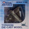 Humatt RAF Eurofighter Typhoon 1:100 Diecast Model Aircraft