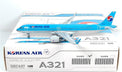 JC Wings Korean Air Airbus A321 Neo 1:400 Diecast Model Aircraft - HL8505 - JC40095