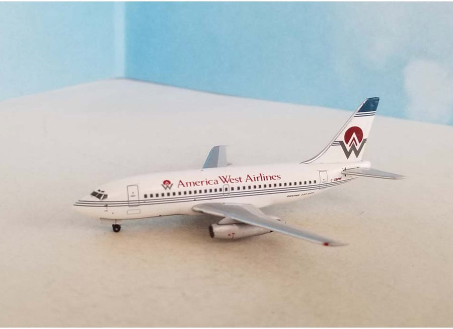 Aero Classics America West Airlines Boeing 737-200 1/400 Diecast Model Aircraft - C-GBPW