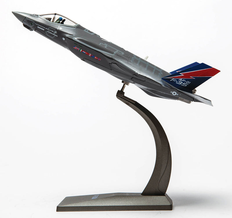 Air Force One Models F-35A Lightning II Edwards AFB 1/72 Diecast Model Aircraft - AF1-0008A