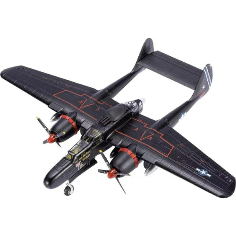 AF1 Models P-61B Black Widow, 418 Fighter Squadron Diecast Scale Model - 1/72 - AF1-0009H