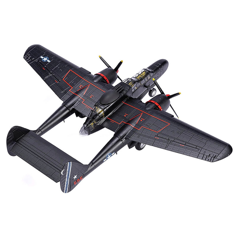 AF1 Models P-61B Black Widow, 418 Fighter Squadron Diecast Scale Model - 1/72 - AF1-0009H