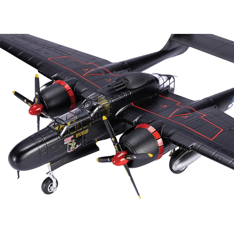 AF1 Models P-61B Black Widow, 418 Fighter Squadron Diecast Scale Model - 1/72 - AF1-0009H