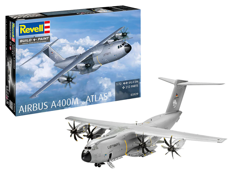 Revell Airbus A400M Atlas Luftwaffe 1:72 Plastic Model Aircraft Kit