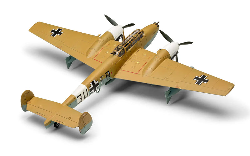 Airfix Messerschmitt Bf110E/E-2 TROP 1:72 Plastic Model Aircraft Kit