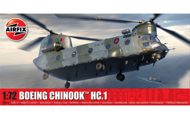 Airfix Boeing Chinook HC.1 1:72 Plastic Model Kit Aircraft
