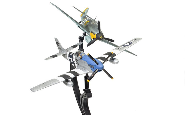 Airfix D-Day Fighters 1:72 Plastic Model Aircraft Gift Set with Paints