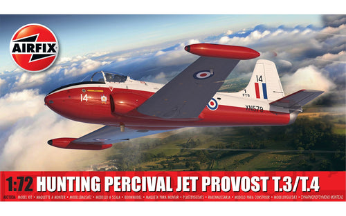 Airfix Hunting Percival Jet Provost T.3/T.4 1:72 Plastic Kit