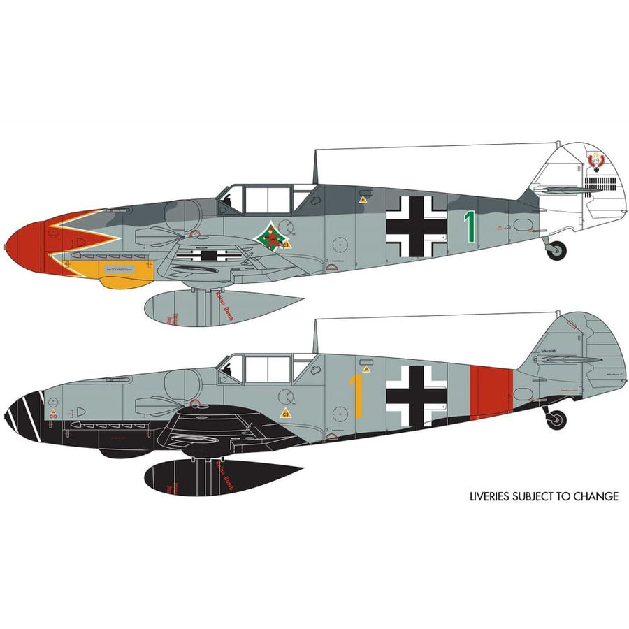 Airfix Messerschmitt Bf109G-6 1:72 Scale Plastic Model Aircraft Kit