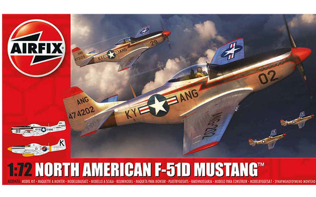 Airfix North American F-51D Mustang 1:72 Plastic Model Kit