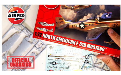 Airfix North American F-51D Mustang 1:72 Plastic Kit