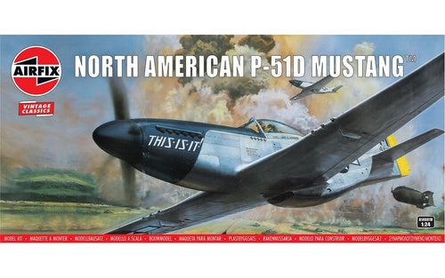 Airfix North American P-51D Mustang 1:24 Plastic Kit