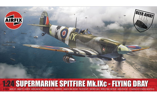 Airfix Spitfire Mk.IXc Flying Dray 1:24 Plastic Model Kit Aircraft