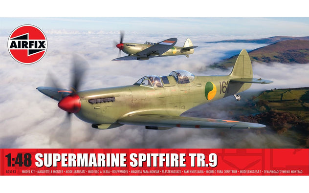 Airfix Spitfire Tr.9 Irish Air Corps 1:48 Plastic Model Aircraft Kit