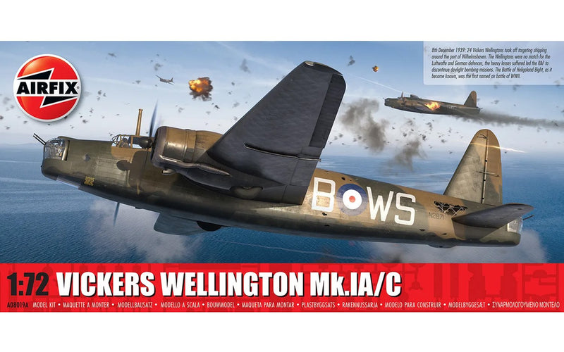 Airfix Vickers Wellington Mk.IA/C 1:72 Plastic Kit