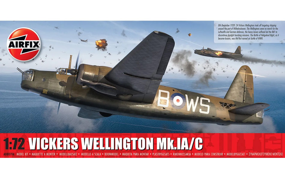 Airfix Vickers Wellington Mk.IA/C 1:72 Plastic Kit
