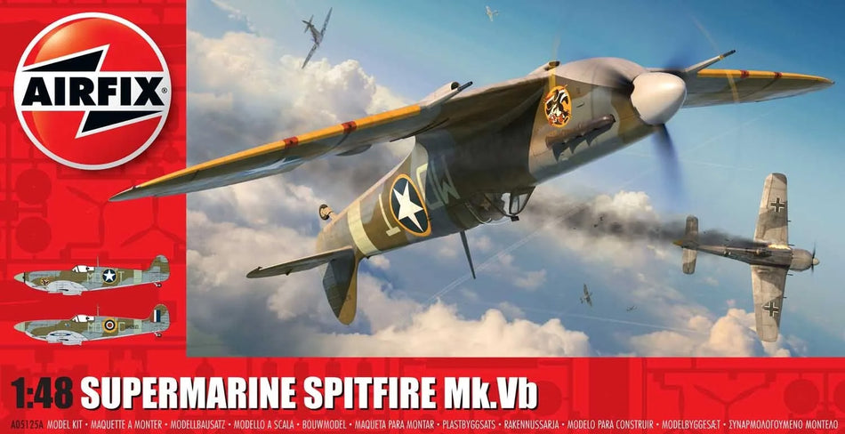Airfix Supermarine Spitfire Mk.Vb 1:48 Plastic Model Kit Aircraft