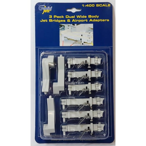 Airport 3 Dual Wide Body Jet Bridges - 1/400