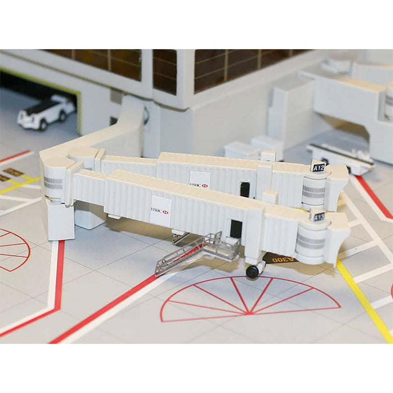 Airport 3 Dual Wide Body Jet Bridges - 1/400
