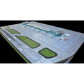Airport Terminal for 22 Planes - 1/400
