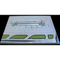 Airport Terminal for 22 Planes - 1/400