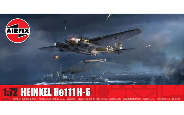 Airfix Heinkel He111 H-6 1:72 Plastic Model Aircraft Kit