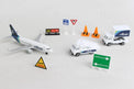 Daron Alaska Airlines Boeing 737 Diecast Model Aircraft Airport Playset