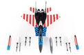 JC Wings F-15C Eagle US ANG 144th Fighter Squadron 1/72 Diecast Model Aircraft
