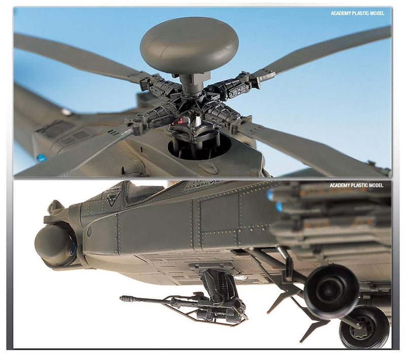 Academy AH-64D Longbow Apache 1:48 Helicopter Plastic Kit