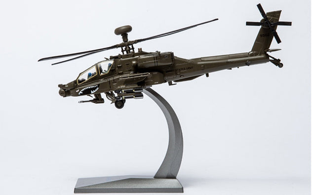 Air Force One Models AH-64D Apache Longbow 1/72 Diecast Model Aircraft - AF1-0100A
