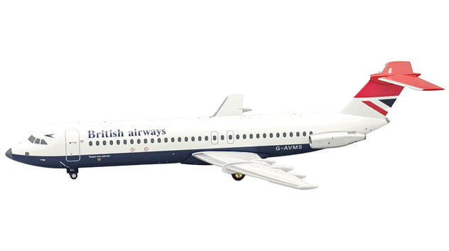 ARD Models BAC One-Eleven G-AVMS British Airways Negus 1:200 Diecast Model Aircraft - ARDBA129