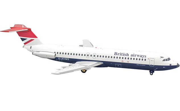 ARD Models BAC One-Eleven G-AVMS British Airways Negus 1:200 Diecast Model Aircraft - ARDBA129