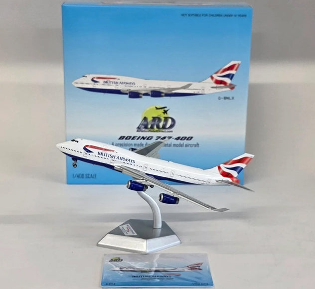 ARD British Airways Boeing 747-200 'Chatham Livery' G-BNLX 1:400 Diecast Model Aircraft