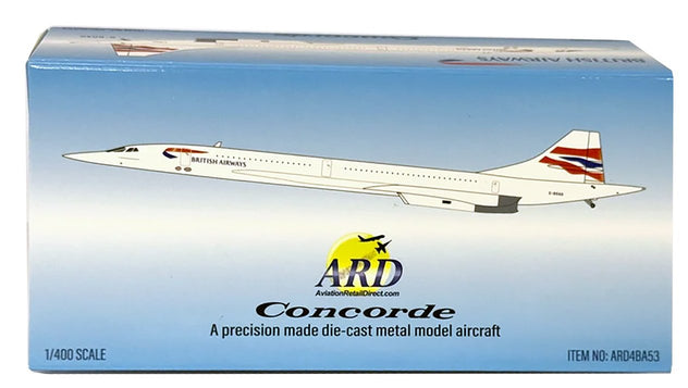 ARD Models Concorde G-BOAD 'Chatham Livery' 1:400 Scale Diecast Model Aircraft