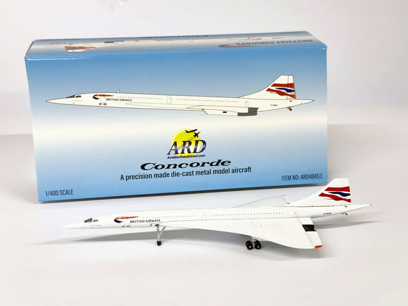 ARD Models British Airways Concorde 'Chatham Livery' Diecast Model - G-BOAD - Scale 1/400