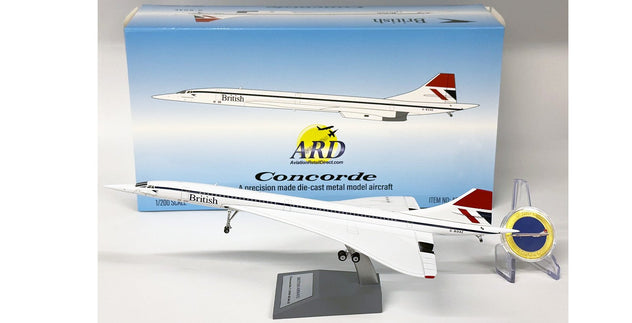 ARD Concorde G-BOAE Negus Livery 1/200 Diecast Model Aircraft - ARDBA142