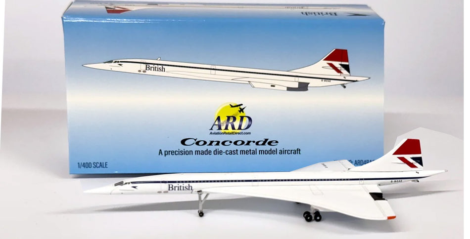 ARD Models British Airways Concorde 'Negus Livery' Diecast Model - G-BOAE - Scale 1/400