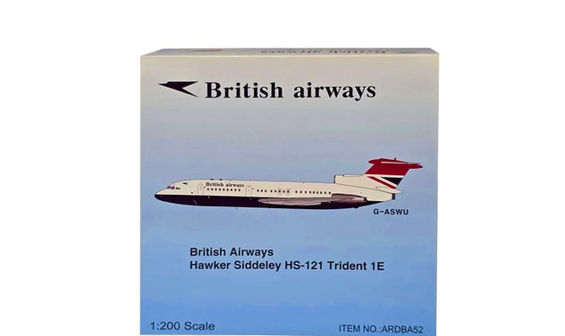 ARD British Airways Trident 1E G-ASWU Negus Livery 1:200 Diecast Model Aircraft ARDBA52