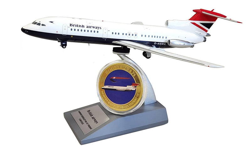ARD Models British Airways Trident 1E  - G-ASWU - Negus Livery - Diecast Model - 1/200 - ARDBA52
