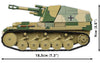 Cobi Sd.Kfz.124 Wespe German Self-Propelled Gun 1/28 Brick Kit (2598)