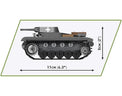 Cobi Panzer II Ausf. A German Tank 1:48 Scale Brick Kit (2718)