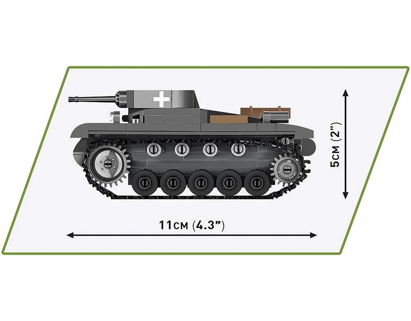 Cobi Panzer II Ausf. A German Tank 1:48 Scale Brick Kit (2718)