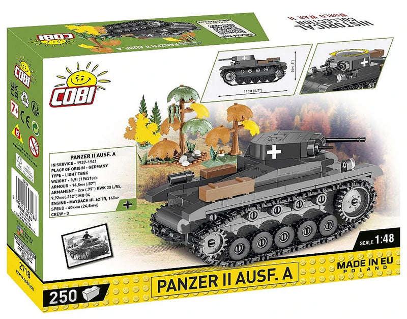 Cobi Panzer II Ausf. A German Tank 1:48 Scale Brick Kit (2718)