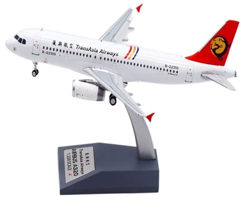 Aviation 200 TransAsia Airways Airbus A320 B-22310 - Diecast Model - Scale 1/200